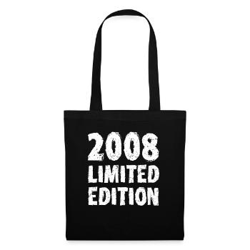 2008 Édition Limitée Anniversaire Cadeau Femme Mari - Sac en tissu - noir - Devant