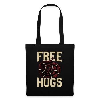 Câlins gratuits - Sac en tissu - noir - Devant