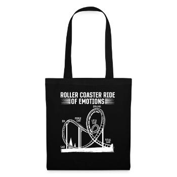 Roller Coaster Ride Of Emotions Looping Gift - Sac en tissu - noir - Devant