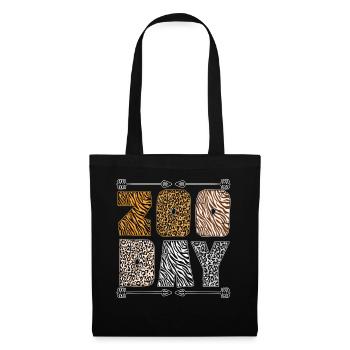 Zoo Day Boys Girls Animal Lovers - Tote Bag - black - Front