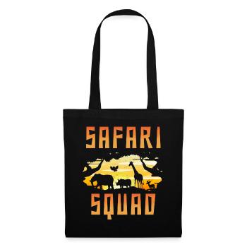 Safari Lovers Boys Girls Zoo Animals - Tote Bag - black - Front