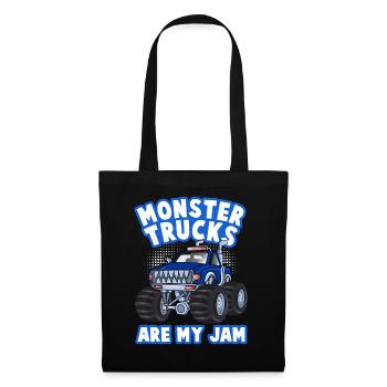 Monster Trucks Are My Jam Monster Truck Show - Tote Bag - black - Front
