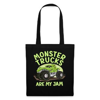Monster Trucks Are My Jam Monster Truck Show - Tote Bag - black - Front