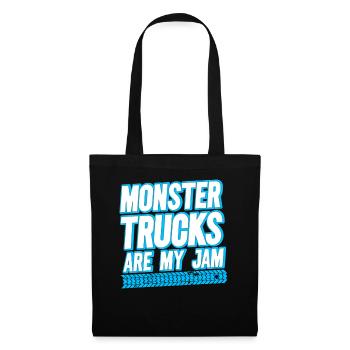 Monster Trucks Are My Jam Monster Truck Show - Tote Bag - black - Front