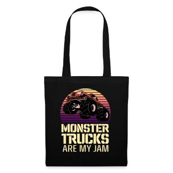 Monster Trucks Are My Jam Monster Truck Show - Tote Bag - black - Front