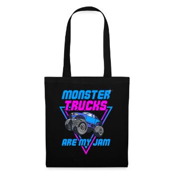 Monster Trucks Are My Jam Monster Truck Show - Tote Bag - black - Front