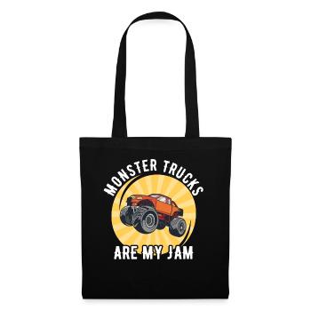 Monster Trucks Are My Jam Monster Truck Show - Tote Bag - black - Front