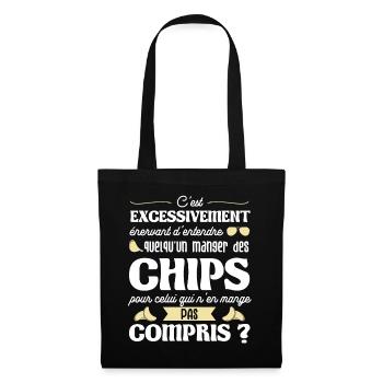 Dikkenek Répliques cultes citations film - Sac en tissu - noir - Devant