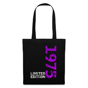 1975 édition limitée anniversaire cadeau femme mari - Sac en tissu - noir - Devant