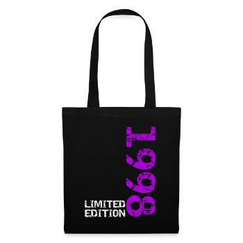 1998 édition limitée cadeau d’anniversaire femme mari - Sac en tissu - noir - Devant