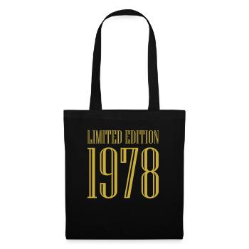 1978 édition limitée cadeau d’anniversaire femme mari - Sac en tissu - noir - Devant
