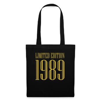 1989 Limited Edition Birthday Gift Wife Husband - Tote Bag - black - Front