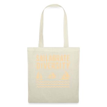 Drôle de voilier pour le capitaine du bateau - Sac en tissu - nature - Devant