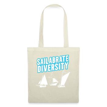 Drôle de voilier pour le capitaine du bateau - Sac en tissu - nature - Devant