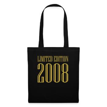 2008 Édition Limitée Anniversaire Cadeau Femme Mari - Sac en tissu - noir - Devant
