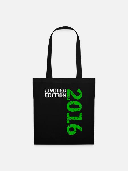 2016 Limited Edition Geburtstag Geschenk Deko - Stoffbeutel - Schwarz