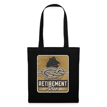Sailing Retirement Plan Retired Sailor Sailboat - Tote Bag - black - Front