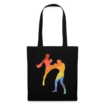 Kickboxing - Stoffbeutel - Schwarz - Vorne