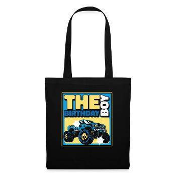 Monster Truck Car Trucks - Sac en tissu - noir - Devant