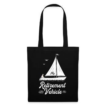 Retired vehicle sailor sailboat - Tote Bag - black - Front
