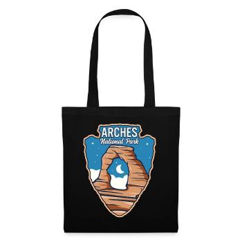Parc national des Arches Parc américain Arrowhead Nature - Sac en tissu - noir - Devant