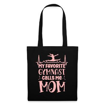 My favorite gymnast calls me Mama Gymnastics - Tote Bag - black - Front