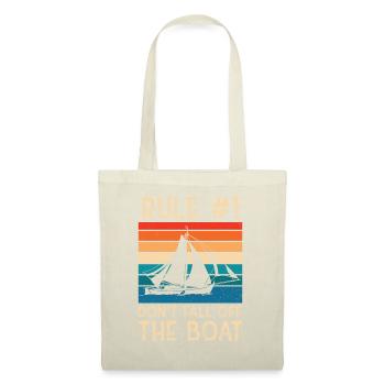 Drôle de voilier pour le capitaine du bateau - Sac en tissu - nature - Devant