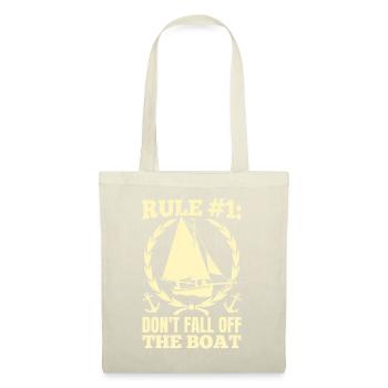 Drôle de voilier pour le capitaine du bateau - Sac en tissu - nature - Devant