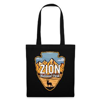 Parc national américain de Zion Arrowhead Deer Mountains - Sac en tissu - noir - Devant