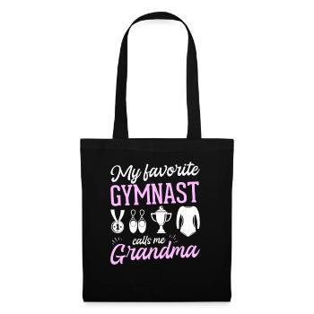 Ma gymnaste préférée m’appelle Grand-mère Turnsport - Sac en tissu - noir - Devant