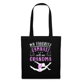 Ma gymnaste préférée m’appelle Grand-mère Turnsport - Sac en tissu - noir - Devant
