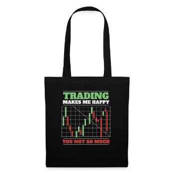 Stock Trading Trader Stock Exchange Trading Stocks - Tote Bag - black - Front
