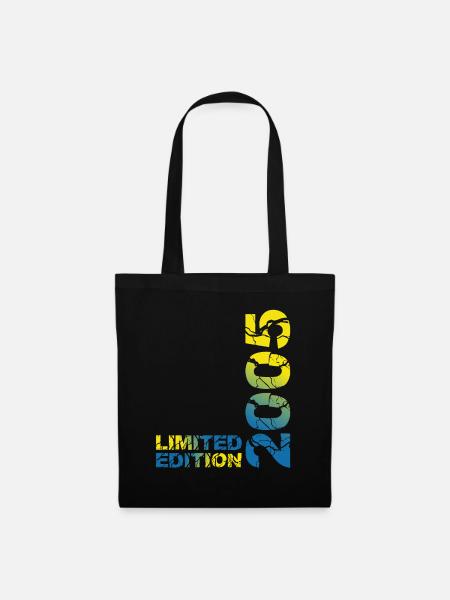 2005 Limited Edition Geburtstag Geschenk Frau Mann - Stoffbeutel - Schwarz