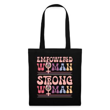 Droits des femmes Fleurs féministes Droits des femmes - Sac en tissu - noir - Devant