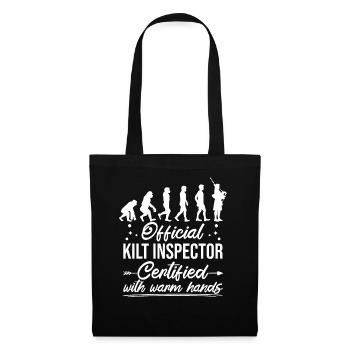 Scottish Kilt Saying Scottish Skirt Scotland - Tote Bag - black - Front
