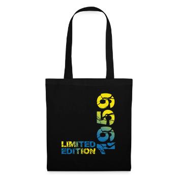 1959 édition limitée anniversaire cadeau femme mari - Sac en tissu - noir - Devant