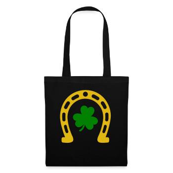 Accessoires de la Saint-Patrick Irlande Shamrock Décoration - Sac en tissu - noir - Devant