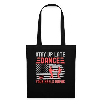 Formation en danse Ballroom Danse de couple - Sac en tissu - noir - Devant