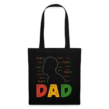 Black father Pride African father - Tote Bag - black - Front