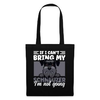 Schnauzer Dad Dog Lover Schnauzer Dog Father Dog - Tote Bag - black - Front