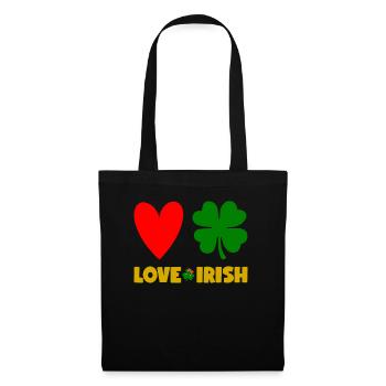 Accessoires de la Saint-Patrick Irlande Shamrock Décoration - Sac en tissu - noir - Devant