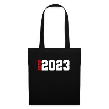 Abitur 2023 bestanden Abi Abiturient - Stoffbeutel - Schwarz - Vorne