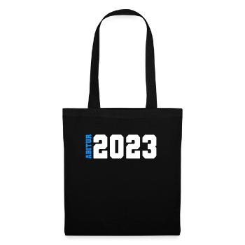 Abitur 2023 - Bestanden - Abi 23 - Abschluss - Stoffbeutel - Schwarz - Vorne