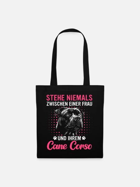 Cane Corso Italiano Hund - Stoffbeutel - Schwarz