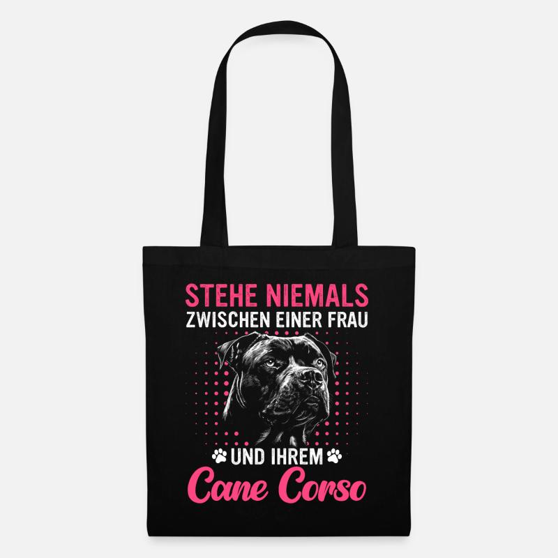 Cane Corso Italiano Hund - Stoffbeutel - Schwarz