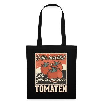 Gehe Zu Tomaten Tomatensorten Gartenfreunde - Stoffbeutel - Schwarz - Vorne