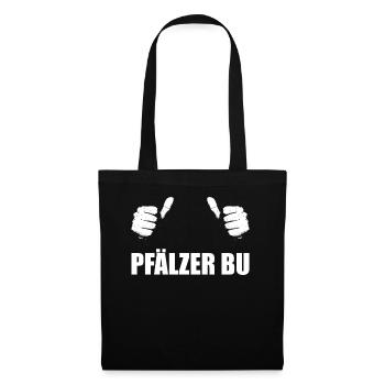 Pfalz Pfälzer Rheinland Pfalz - Stoffbeutel - Schwarz - Vorne