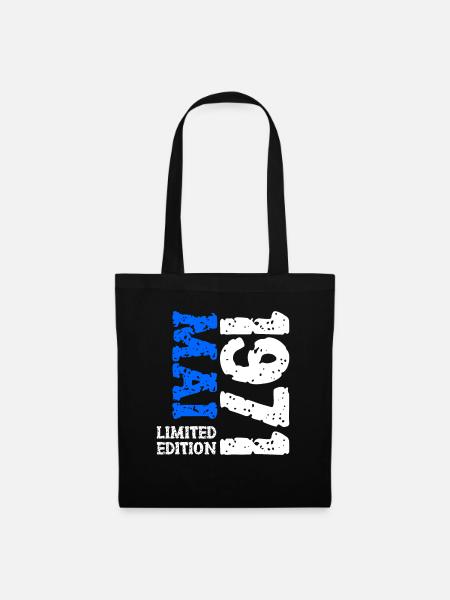 1971 Mai Limited Edition Geburtstag Geschenk - Stoffbeutel - Schwarz