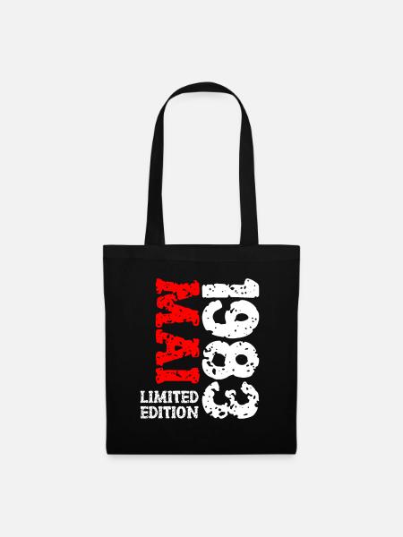1983 Mai Limited Edition Geburtstag Geschenk - Stoffbeutel - Schwarz