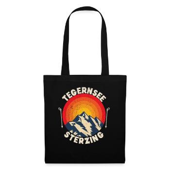 Crossing the Alps Tegernsee Sterzing - Tote Bag - black - Front